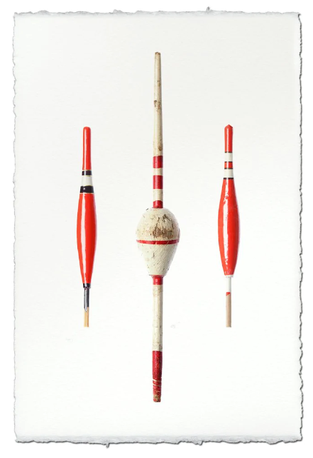 Nepalese Handmade Prints - Fishing Lures and Floats