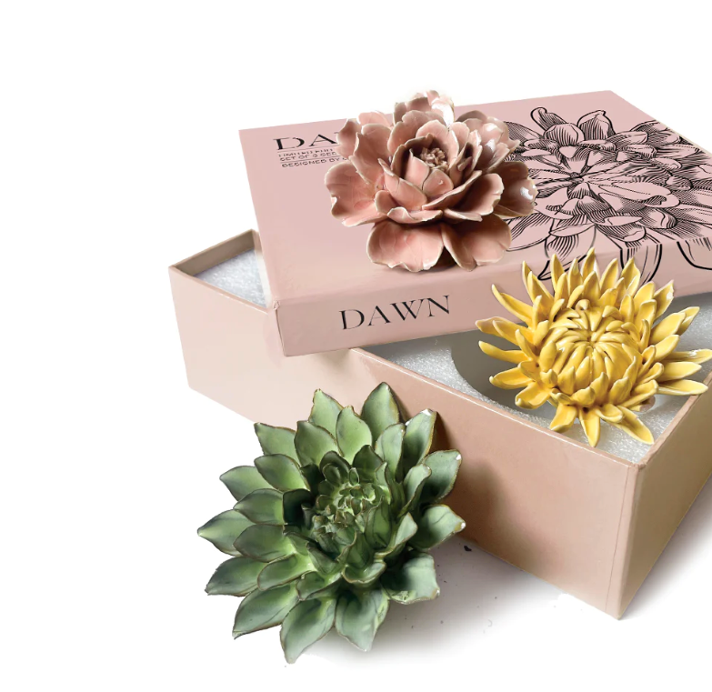 Dawn Ceramic Flower Gift Set