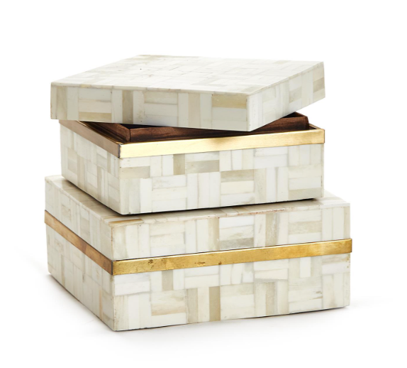 Whitestone Mosaic Tile Box