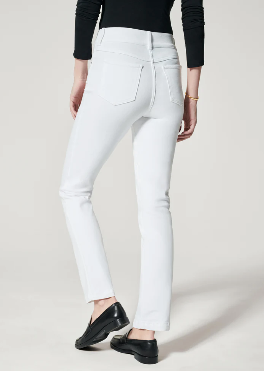 SPANX Ankle Straight Leg Jeans - Bright White