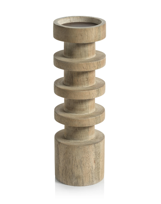 Le Salama Carved Pillar Holder - Final Sale 40% off in cart