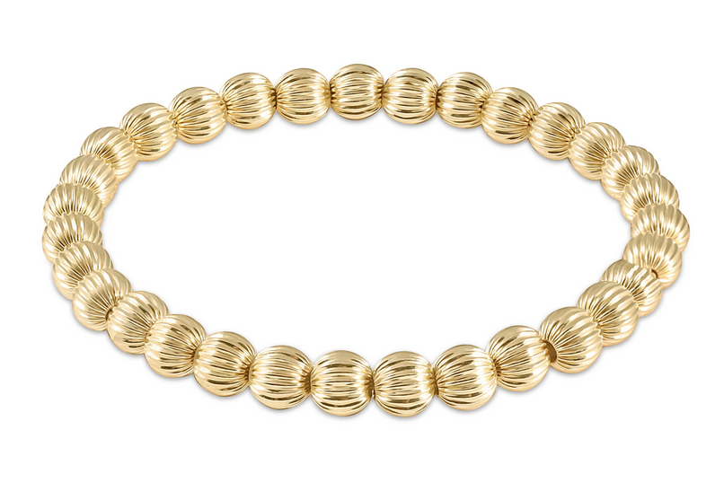 E Newton Dignity Gold Bead Bracelet
